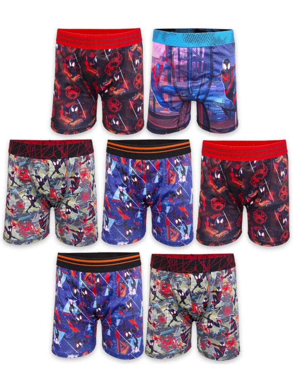 Superhero Boys Boxer Briefs Multipack - Fun Prints, Sizes 4-12, Comfy Fit!